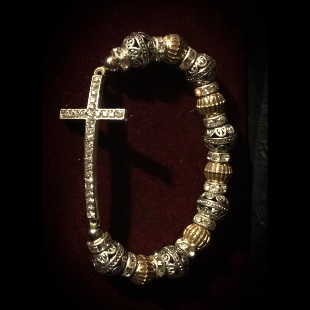 Swarovski Crystal Cross Bracelet